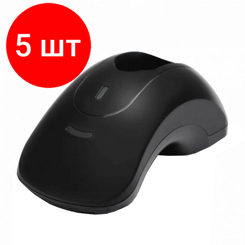 Комплект 5 штук, Кредл для беспроводного сканера Mercury CL-2200/2210 черный
