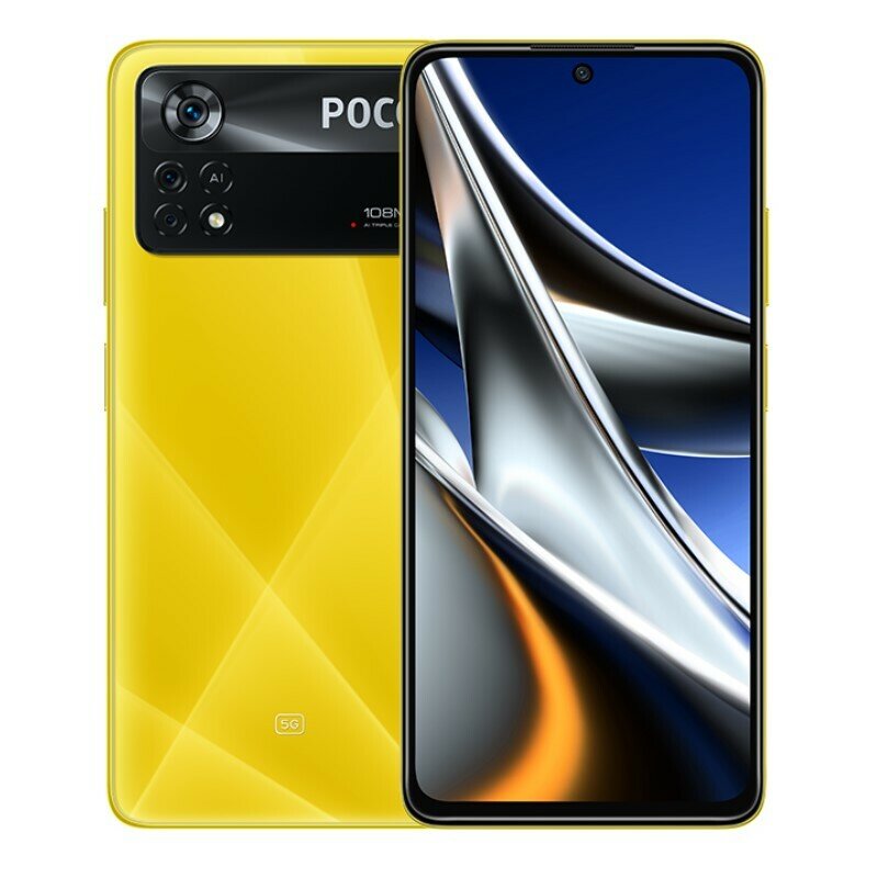 Смартфон Xiaomi POCO X4 Pro 5G 6/128 ГБ Global, Dual nano SIM, желтый POCO