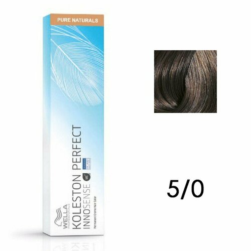 Wella Professionals Koleston Perfect Innosense стойкая гипоаллергенная крем-краска для волос, 5/0 Светло-коричневый