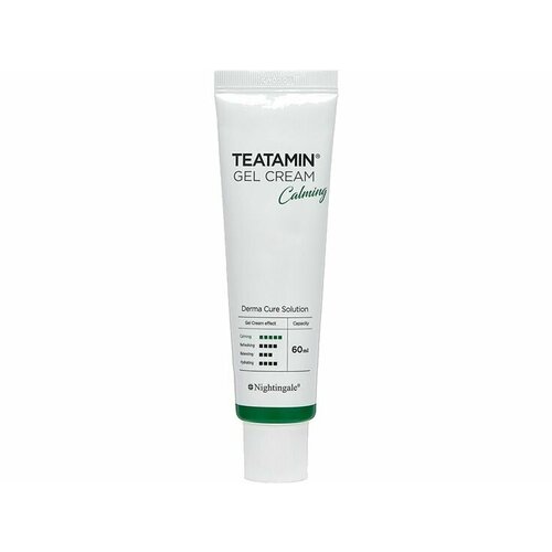 Успокаивающий гель-крем для лица Nightingale TEATAMIN GEL CREAM Calming