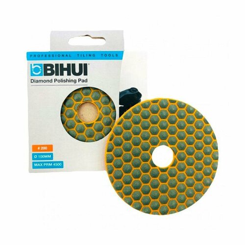 Круг алмазный гибкий черепашка d 100 мм 200 Bihui DPP420 1060₽