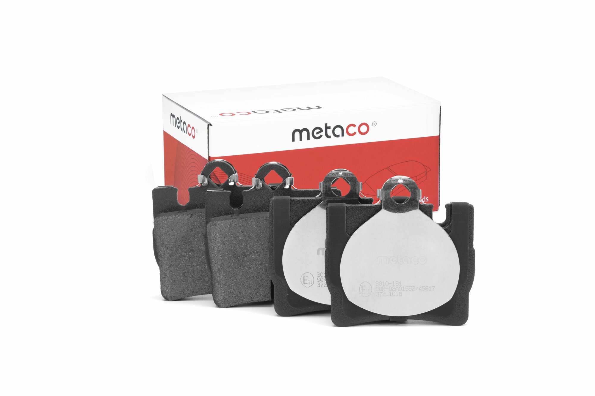 Колодки тормозные задние дисковые к-кт Metaco 3010-131