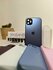 (AG) Чехол матовый IPhone 12 фиолетовый с защитным стеклом на лин...