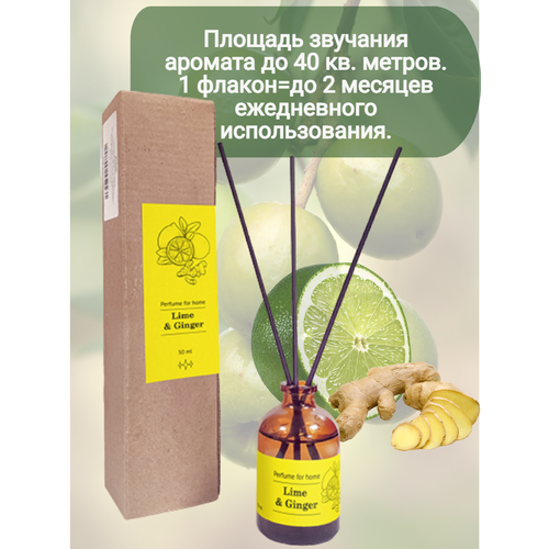Аромат для дома Лайм и Имбирь 50мл