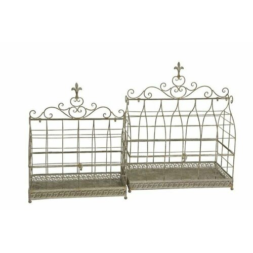 Набор из 2-х декоративных теплиц Лилия 48x25x57см 56x30x66см 28720₽