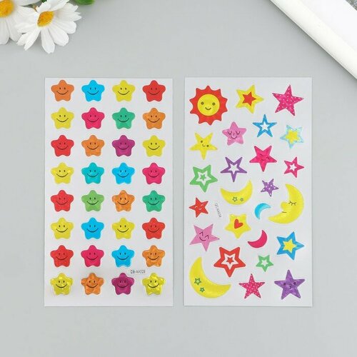 Наклейка пластик Ночное небо микс 95х175 см 404₽