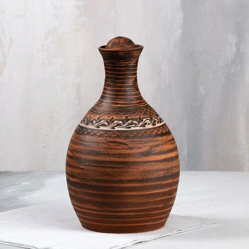 Штоф Келин гончарный ангоб красная глина 22 л микс 2052₽