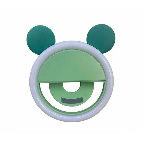 Кольцевой осветитель Live Makeup Phone Clip для телефона 3 Вт 5600k зеленый 26800₽