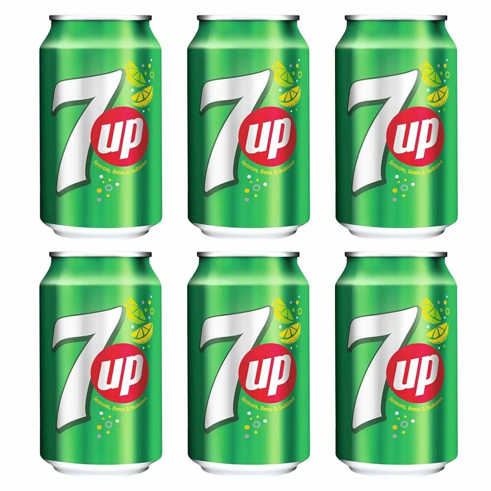 Газированный напиток 7Up 300 мл, 6 шт.