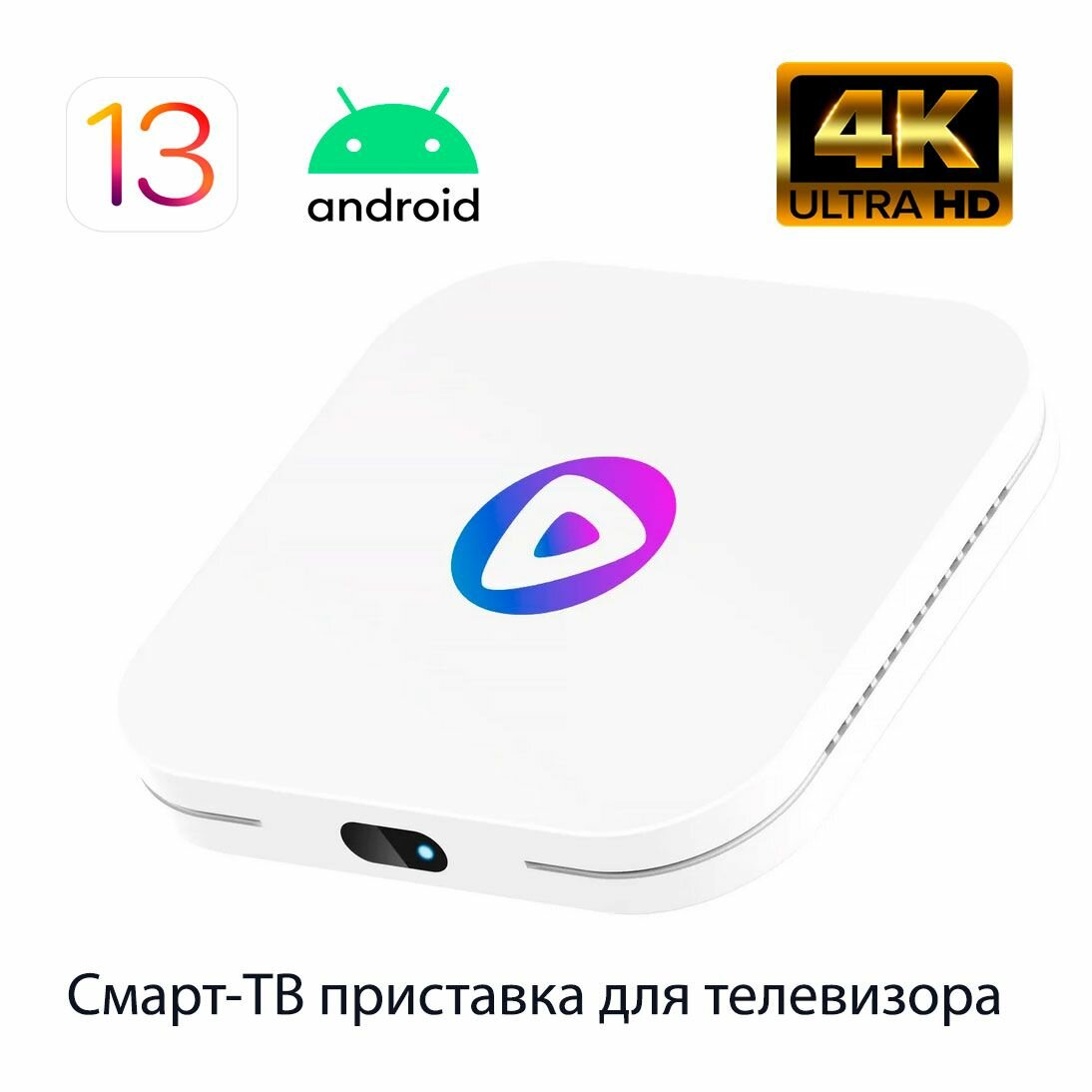 Смарт-ТВ H96MAX M1, Android 13, 4-х ядерный процессор, поддержка видео 4K, BT 4, медиаплеер, ТВ-приставка