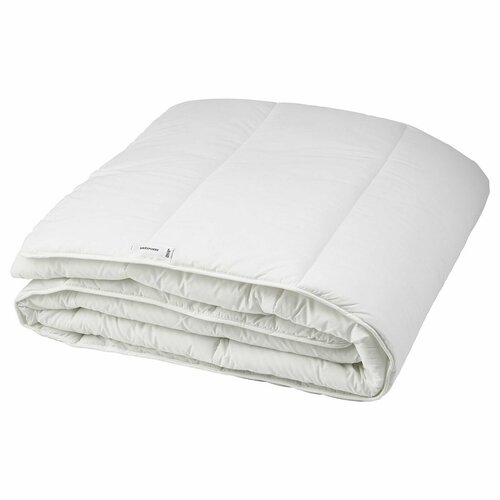 SMASPORRE Одеяло IKEA, тёплое 200x200 см (80457986) белый, оранжевый, желтый, размер евростандарт
