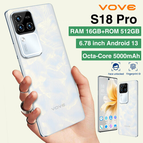 Смартфон VOVE S18 Pro 16512GB Dual nanoSIM Moonlight White 12600₽