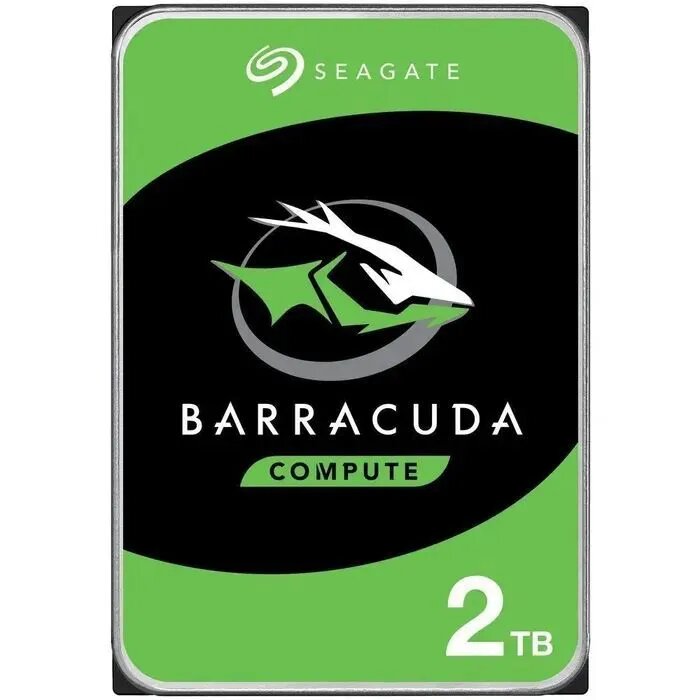 2 ТБ Внутренний жесткий диск Seagate BarraCuda 3.5" 7200 (ST2000DM008) — фото 1