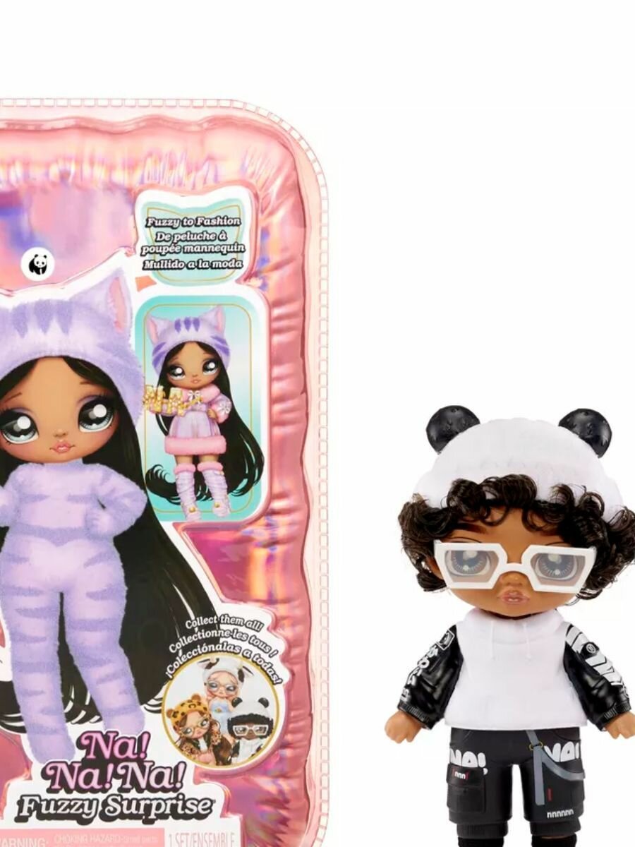 Кукла Na! Na! Na! Fuzzy Панда Пушистая Коллекция