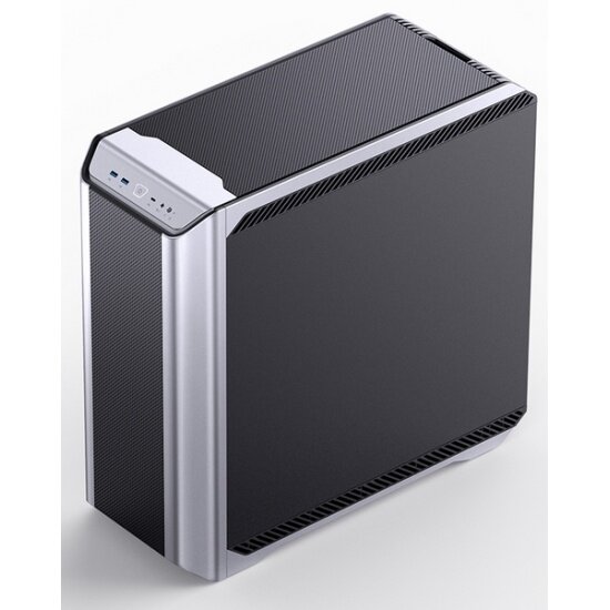 Корпус eATX JONSBO серебристый, без БП, боковая панель из закаленного стекла, USB Type-C, 2*USB 3.0, audio - фото №3