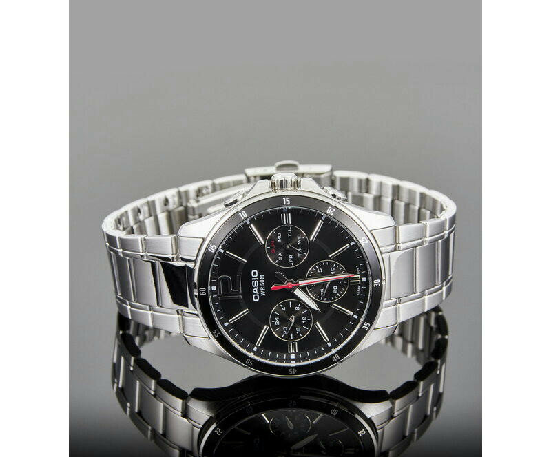 Наручные часы CASIO Collection, черный/серебряный — фото 1