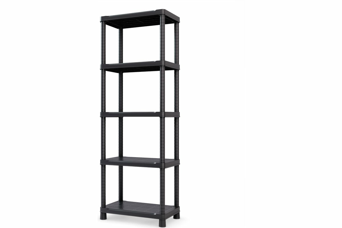 Туба-дуба Стеллаж пластиковый СБ черный 650.5