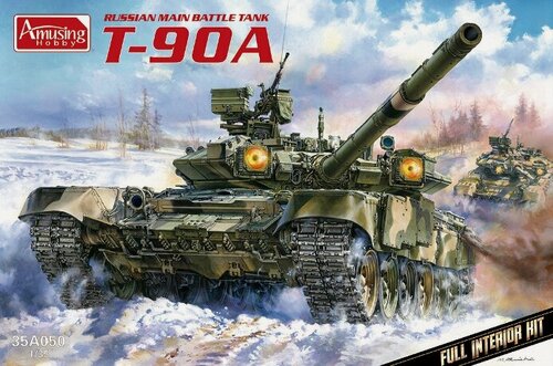 Изображение товара 35A050 Amusing Hobby Танк Т-90А (с интерьером) (по лицензии УВЗ) 1/35