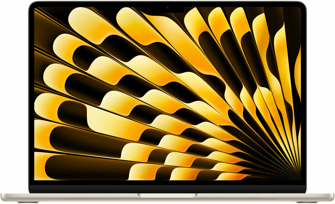13.6" Ноутбук Apple MacBook Air 13" (M3, 8C CPU/10C GPU, 2024), 16 ГБ, 512 ГБ SSD, «сияющая звезда» MXCU3