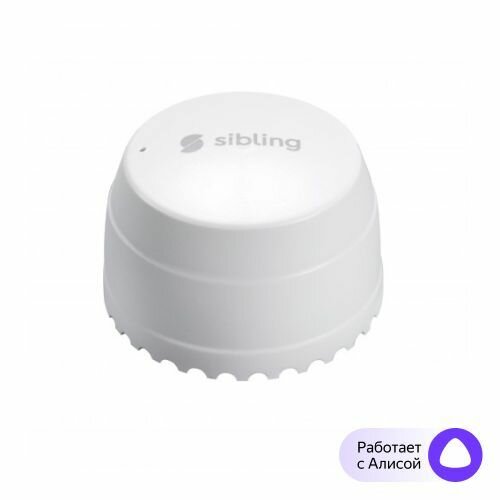 Умный датчик протечки воды Zigbee беспроводной, с Алиса, Маруся, Салют Sibling