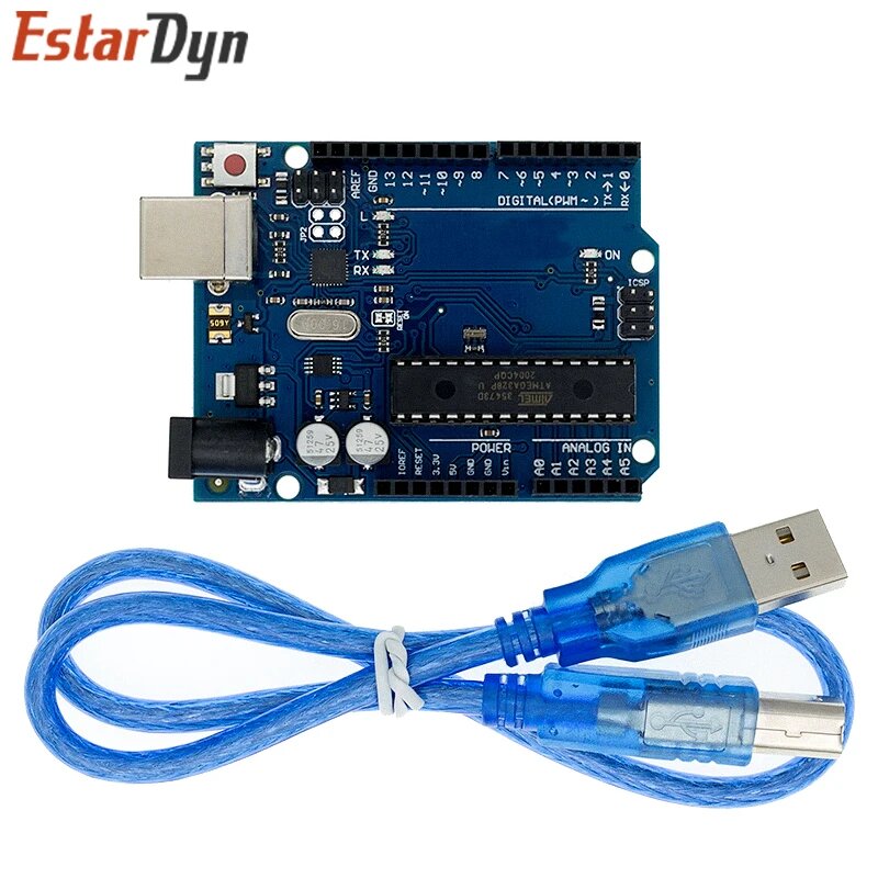 Платы разработки Estardyn UN0 R3 ATmega328P с кабелем