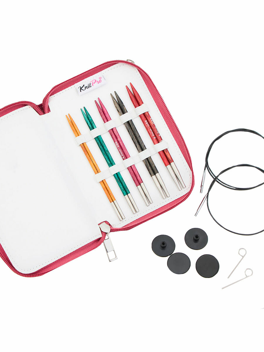 Набор "Starter" спиц съемных "Dreamz", длина 13см, 5 размеров, KnitPro, 200632