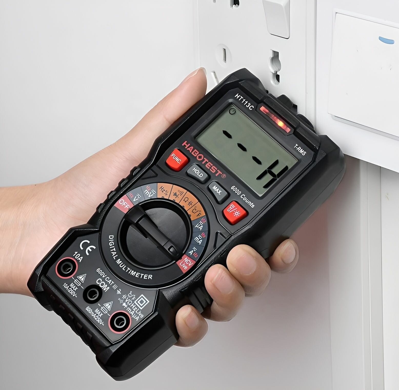 Мультиметры Мультиметр Habotest HT113C автомат TrueRMS