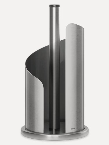 Изображение товара Настольный держатель для бумажных полотенец, серебристый, нержавеющая сталь