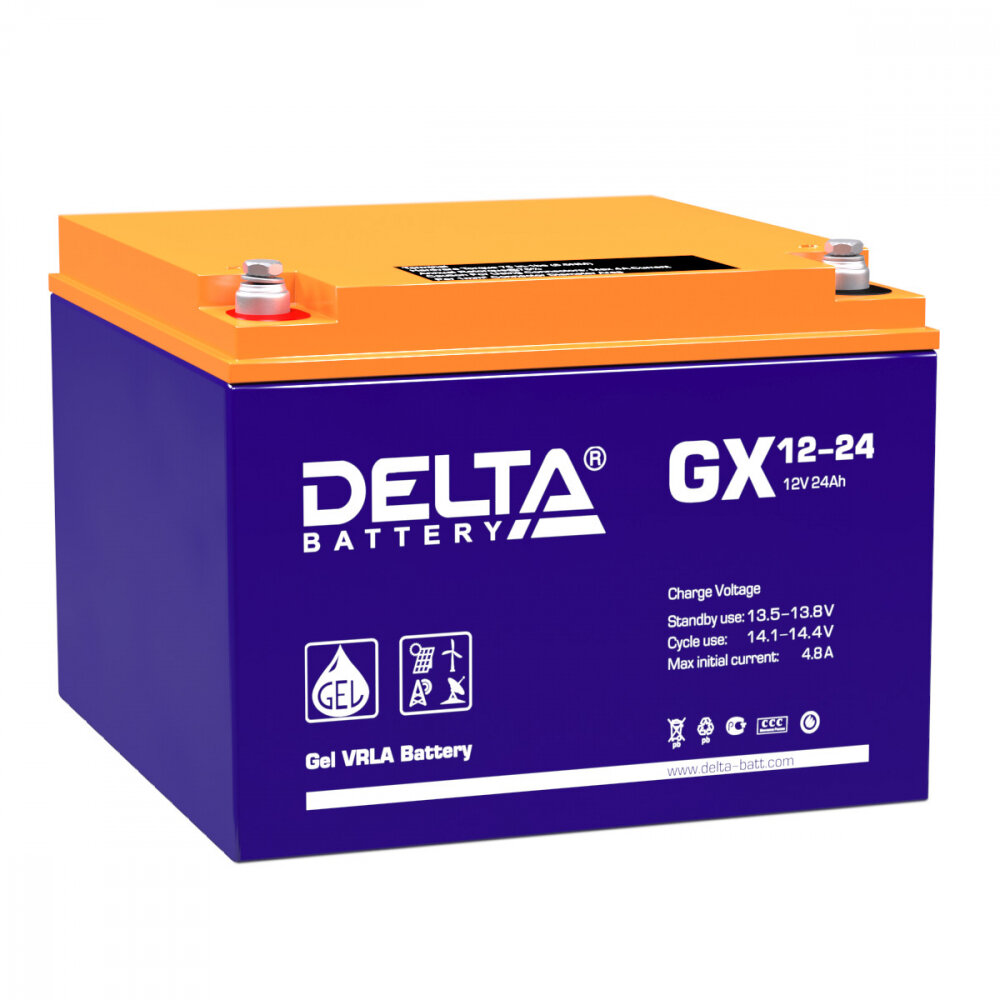 Батарея аккумуляторная Delta GX 12-24