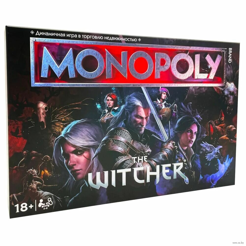 Настольная игра Hasbro Монополия Ведьмак (The Witcher), арт. WM04623