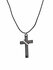 Цепочка в стиле креста с кольцом в современном стиле