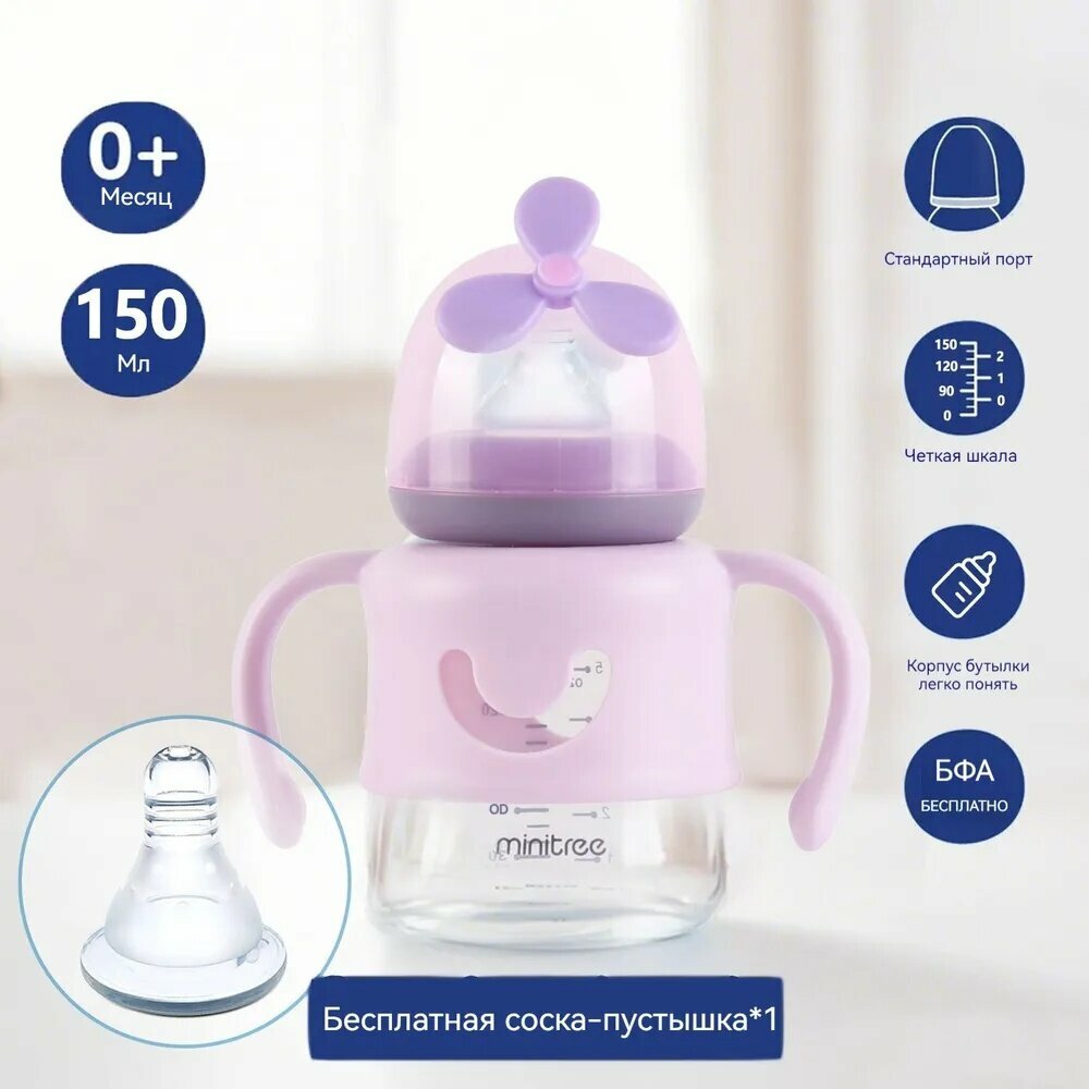 Детская бутылочка со сменной соской + бутылочка объемом 150 мл: надежная защита
