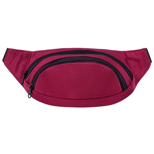 фото Сумка на пояс / street bags / sb-001-005 сумка-кошелек на пояс 22x6x12 см / бордовый / (one size)