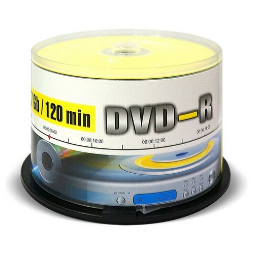 диск dvd r mirex 4 7 gb 16x cake box 50 50 300 Носители информации DVD-R, 16x, Mirex, Cake/50, UL130003A1B