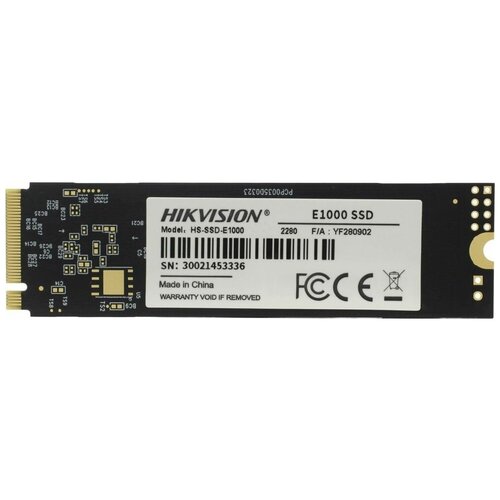 Hikvision E1000 512GB HS-SSD-E1000/512G накопитель ssd hikvision e1000 series 256gb hs ssd e1000 256g