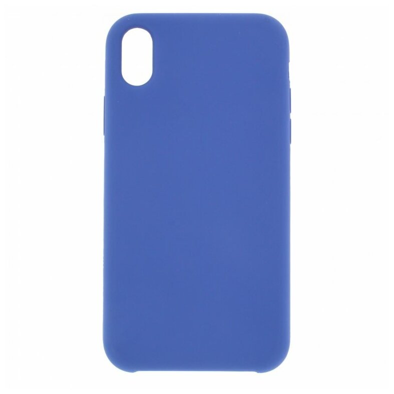 Силиконовый чехол Silicone Case для Apple iPhone XR, синий