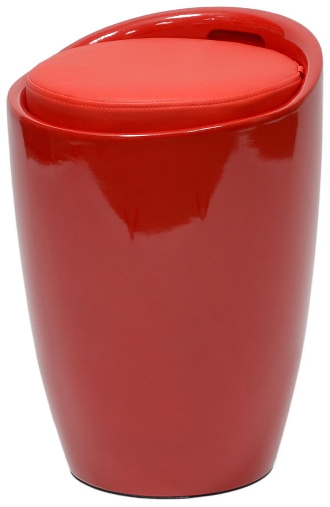 Табурет Barneo N-13 Otto красный, внутренняя полость для хранения