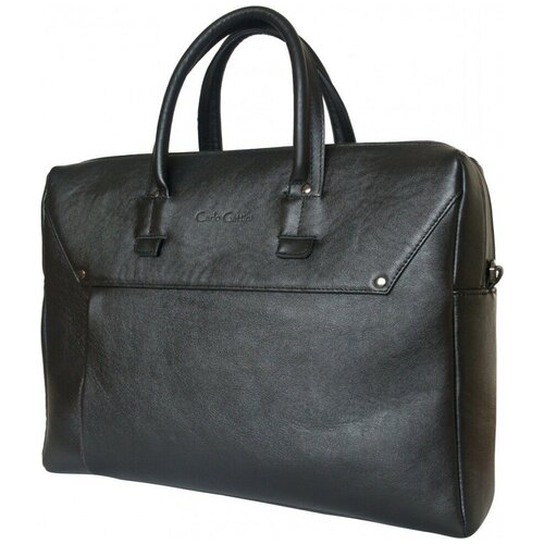 фото Кожаная мужская сумка carlo gattini fontanelle черный black