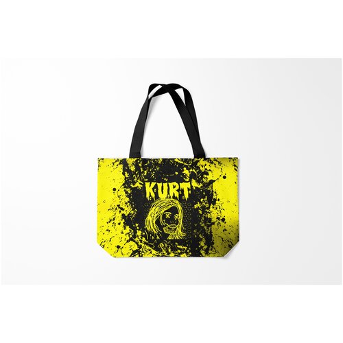 фото Сумка-шоппер / 46х35 см / рок / kurt cobain nirvana 9 burnettie