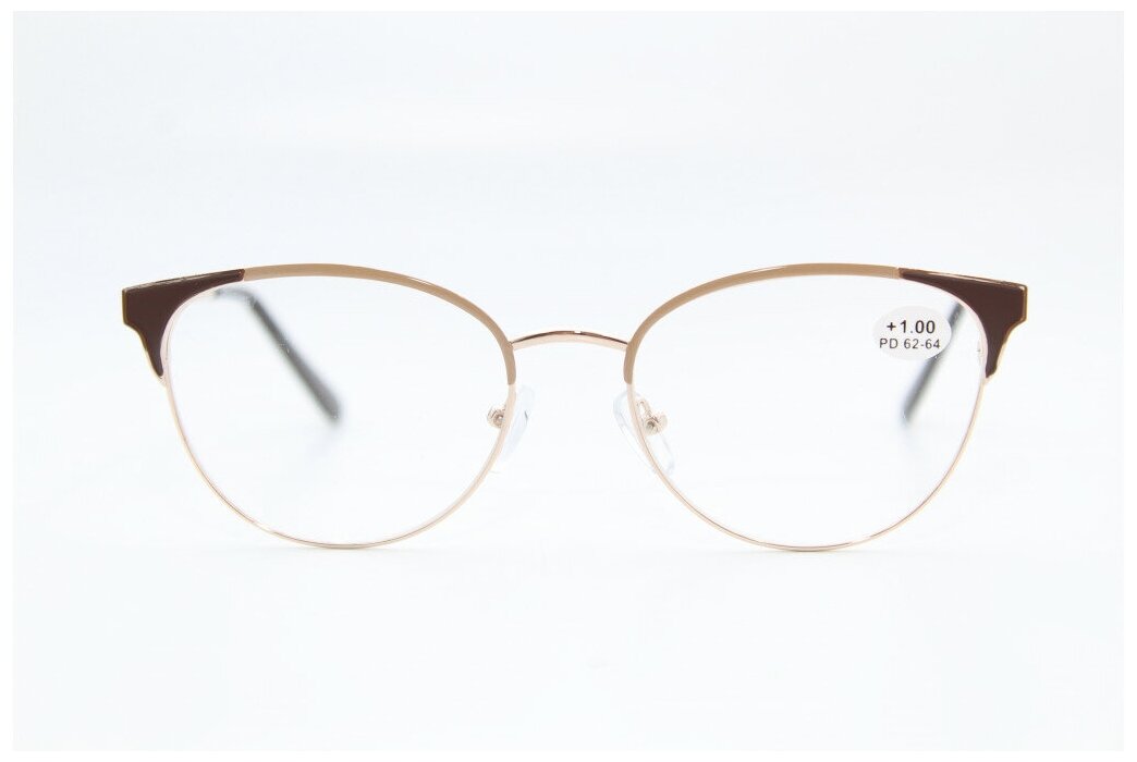 Готовые очки для зрения с флекс дужками (золото)