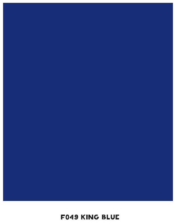 Самоклейка матовая Оракал 641M 049 king blue (кинг синий) 1х0,5 м