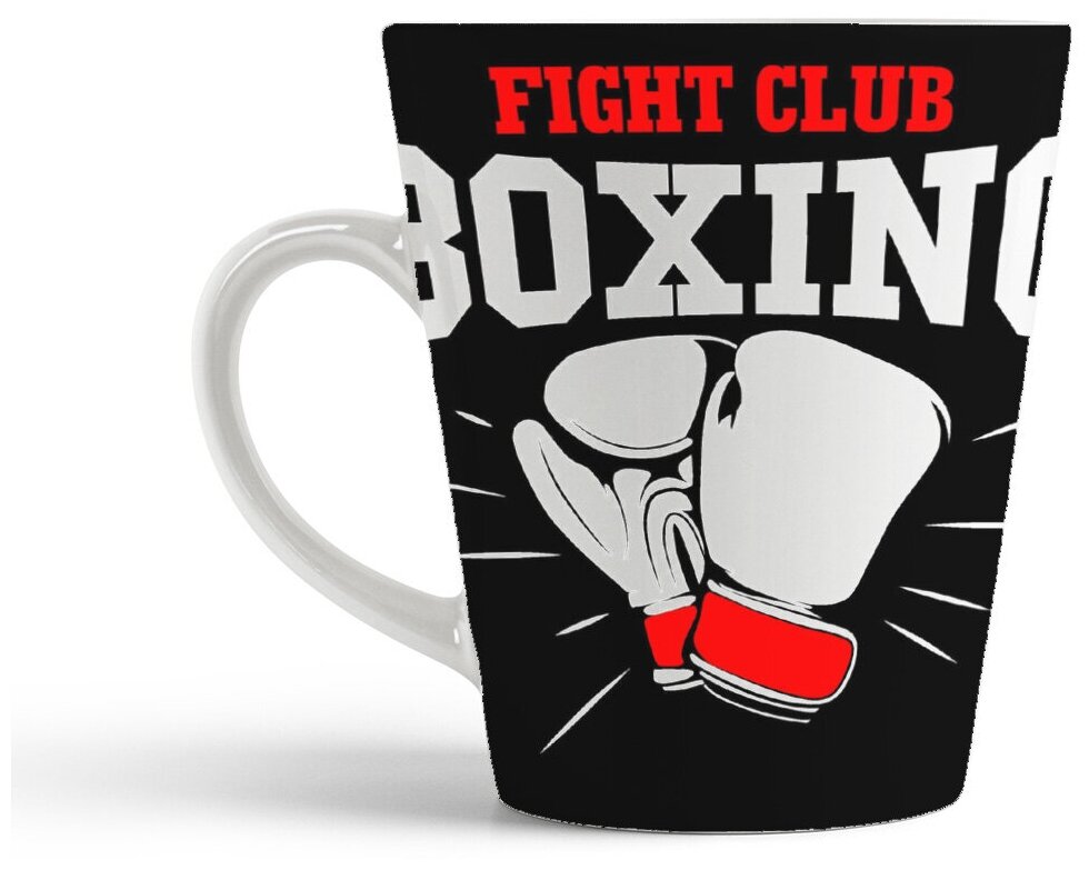 Кружка-латте CoolPodarok Fight club boxing (Бойцовский клуб бокса)