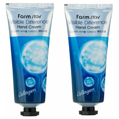 Farmstay, Крем для рук Visible difference Collagen, 100 мл х 2 шт