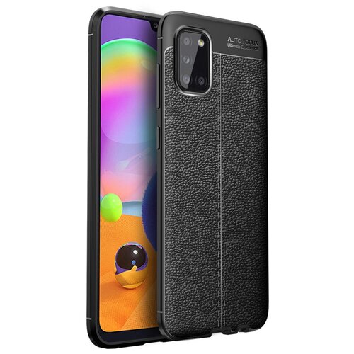 Чехол-накладка MyPads на Samsung Galaxy A22 SM-A225F (2021) из качественного износостойкого силикона с декоративным дизайном под кожу с тиснением.