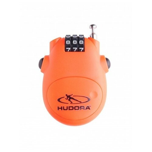 Замок для самоката HUDURA Kabelschloss кодовый оранжевый 14492 1100₽