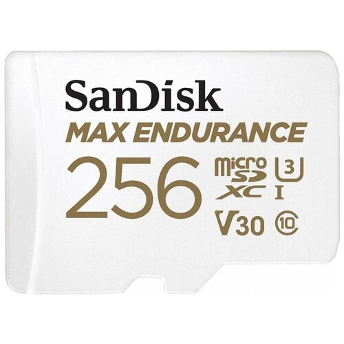 Карта памяти MICRO SDXC 256GB UHS-3 SDSQQVR-256G-GN6IA SANDISK карта памяти 128gb microsd sandisk max endurance sdsqqvr 128g gn6ia