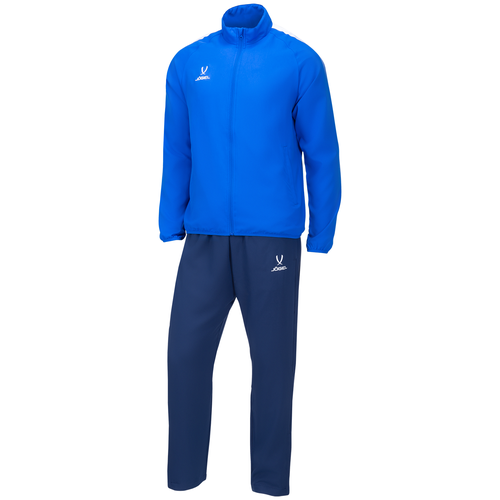 фото Костюм jogel, олимпийка и брюки, силуэт прямой, карманы, подкладка, размер m, синий