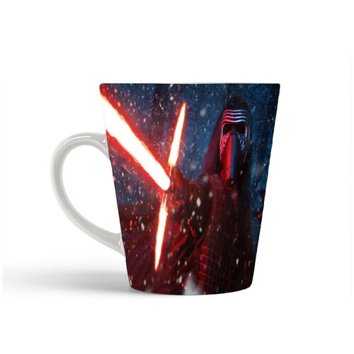 фото Кружка-латте coolpodarok звездные войны кайло рэн снег световой меч