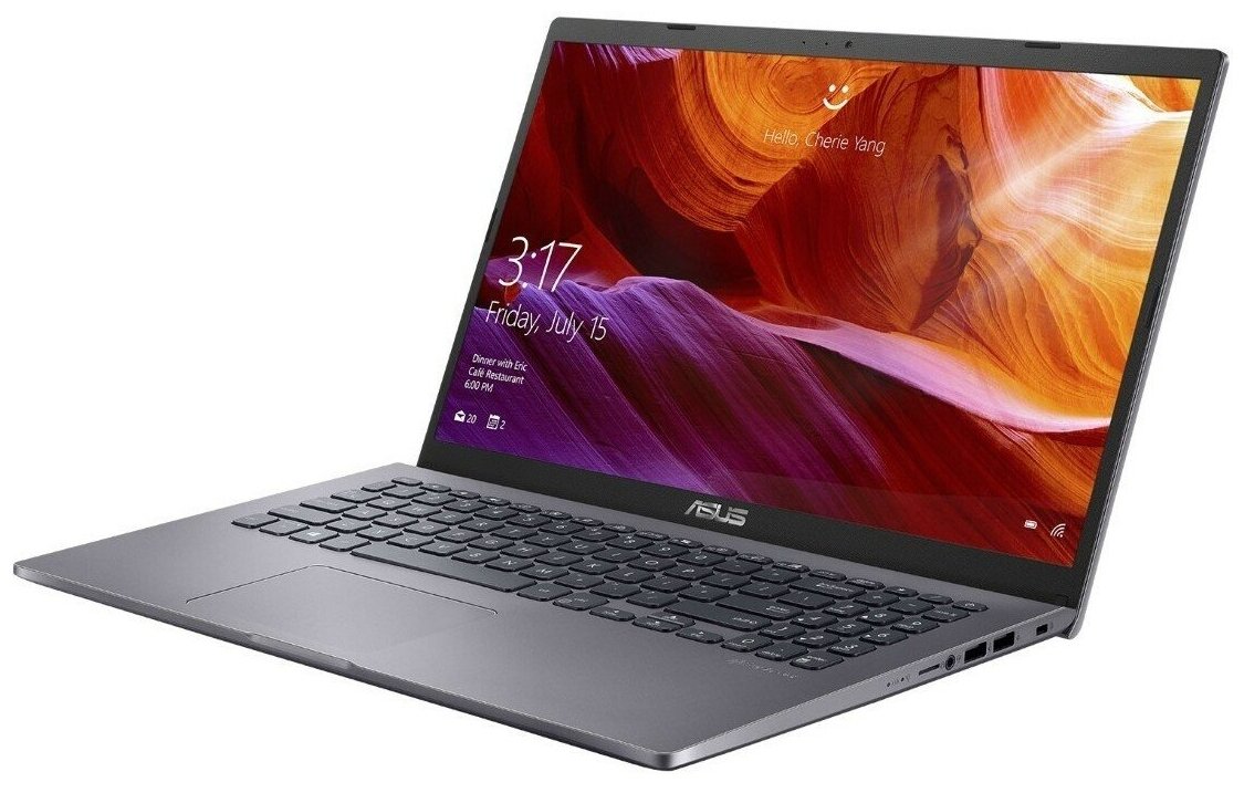 156 Ноутбук ASUS M515DA-BQ1214 AMD Ryzen 3 3250U 26 ГГц RAM 4 ГБ SSD 256 ГБ AMD Radeon Graphics Без системы