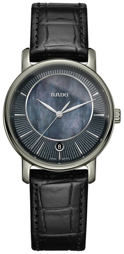 Наручные часы RADO, серебряный, черный